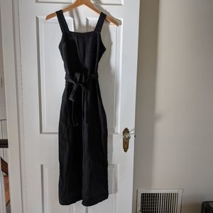 Everlane linen square neck jumpsuit